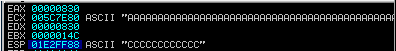 ECX overwritten
