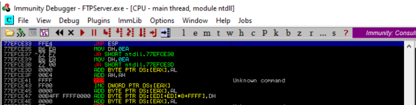 Valid JMP ESP